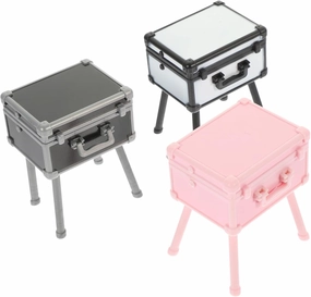 3pcs Miniature Makeup Storage Box Dollhouse Furniture Simulation Cosmetics Creative Desktop Decoration for Projects and Photography Props