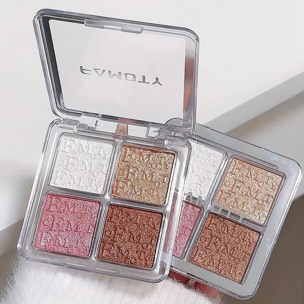 4 Color Face Highlighter Palette Illuminator