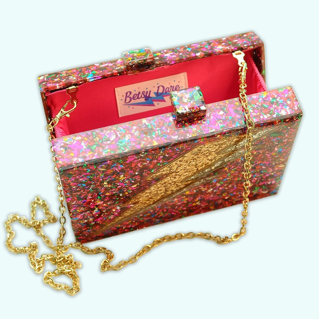 Acrylic Clutch by Betsy Dare
