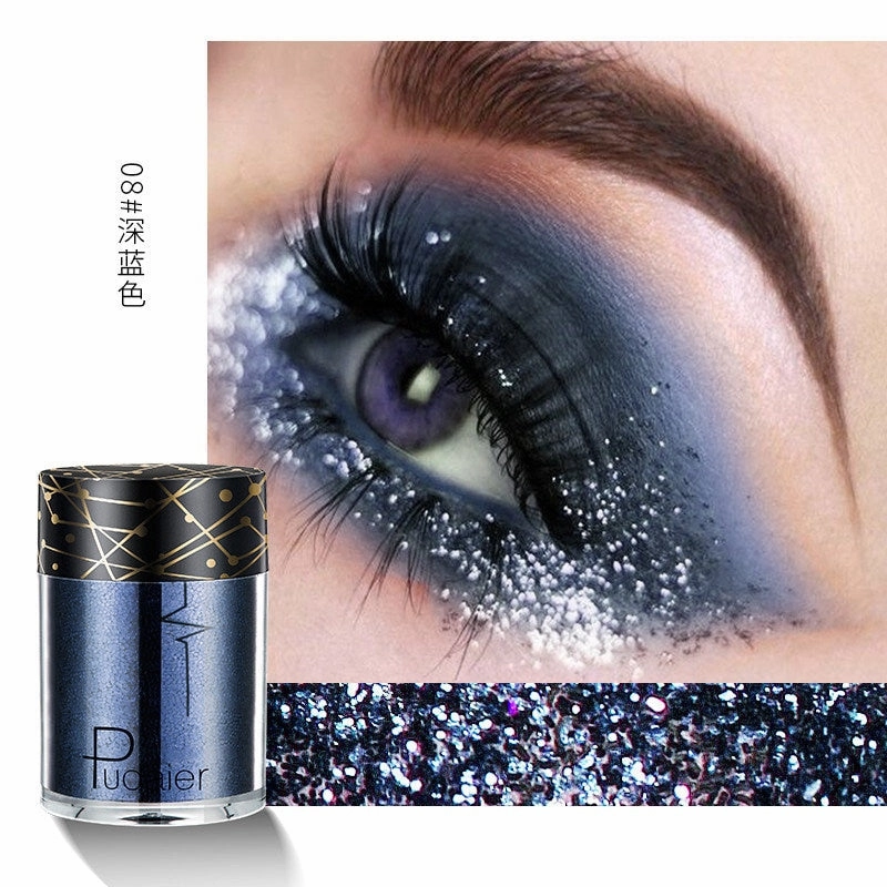 Beyprern 36 Colors Glitter Eyeshadow Waterproof Metallic Diamond Eyeshadow Palette Prismatic Powder Pigment Eye Makeup Cosmetic TSLM2