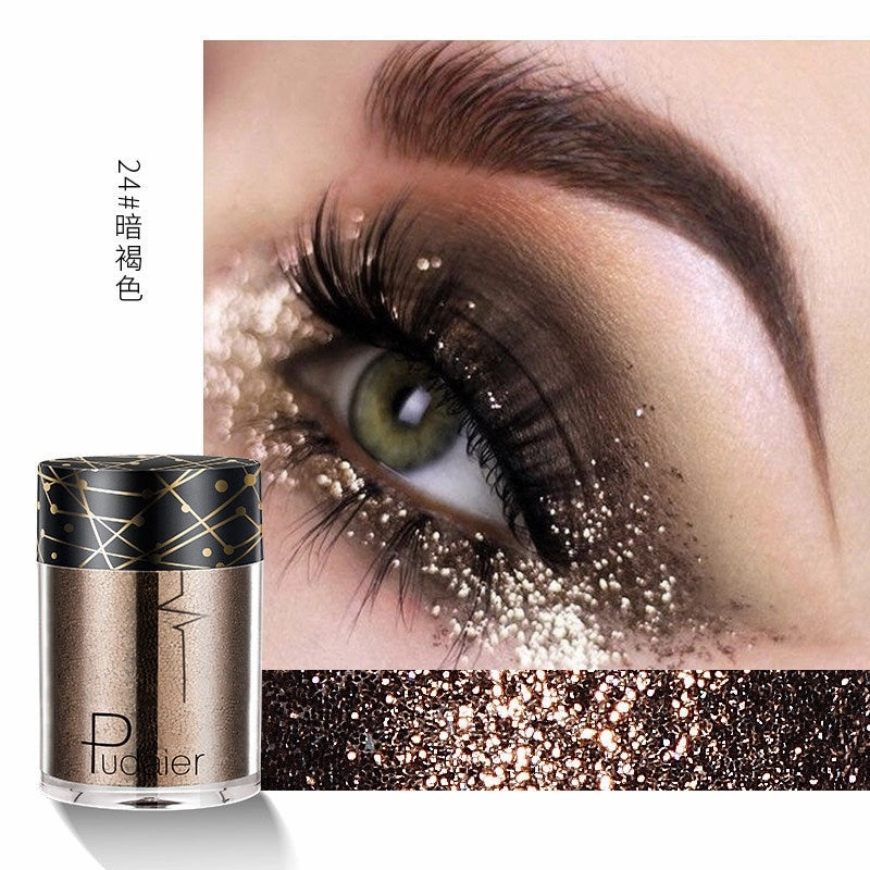 Beyprern 36 Colors Glitter Eyeshadow Waterproof Metallic Diamond Eyeshadow Palette Prismatic Powder Pigment Eye Makeup Cosmetic TSLM2