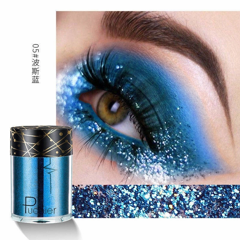 Beyprern 36 Colors Glitter Eyeshadow Waterproof Metallic Diamond Eyeshadow Palette Prismatic Powder Pigment Eye Makeup Cosmetic TSLM2