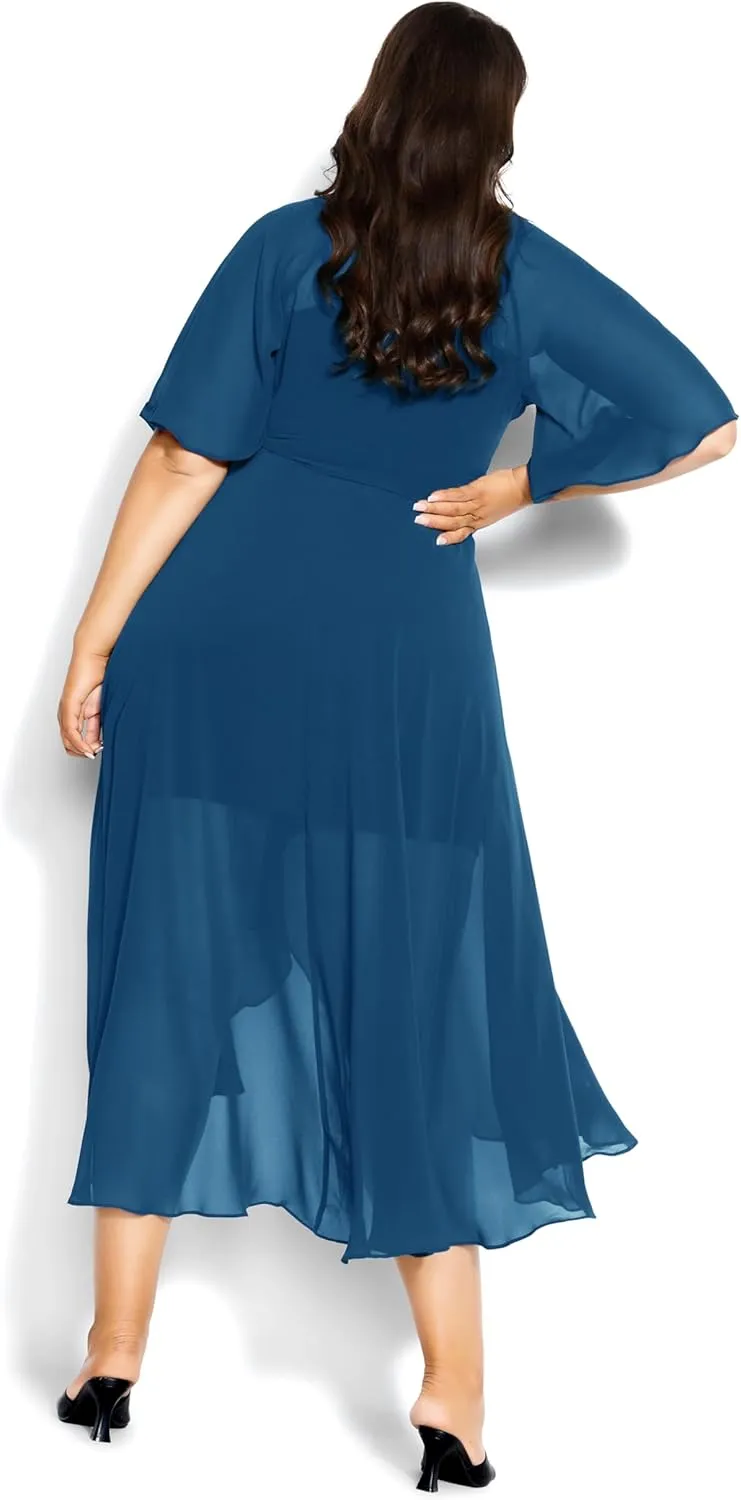 City Chic Women's Plus Size Dress - Enthrall Me Maxi