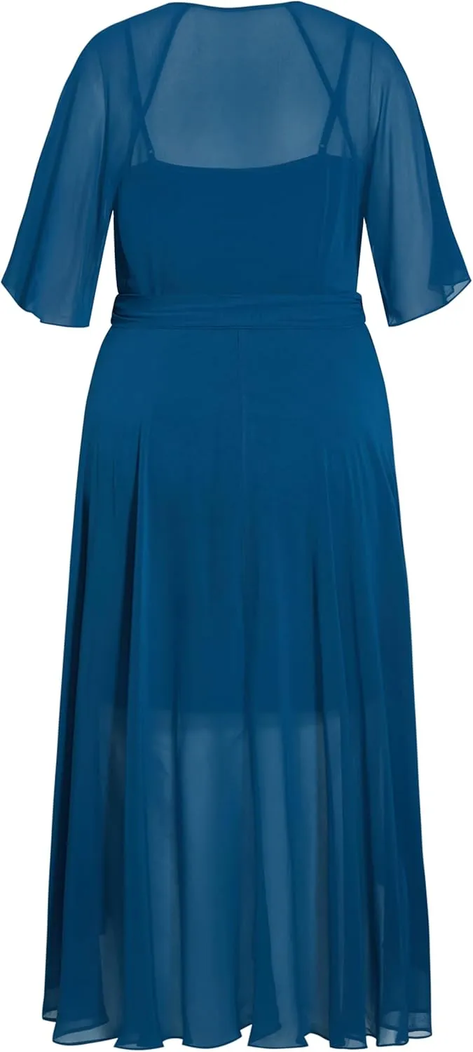 City Chic Women's Plus Size Dress - Enthrall Me Maxi