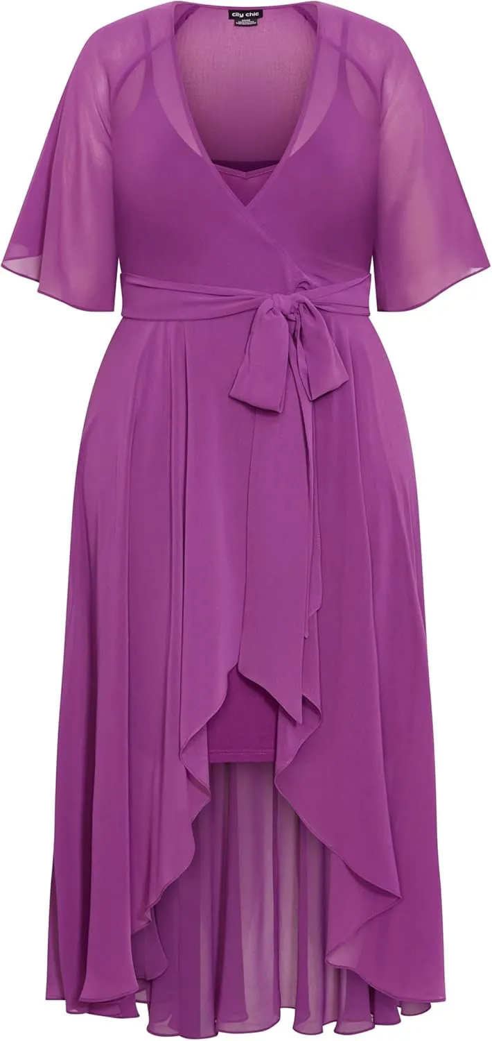 City Chic Women's Plus Size Dress - Enthrall Me Maxi