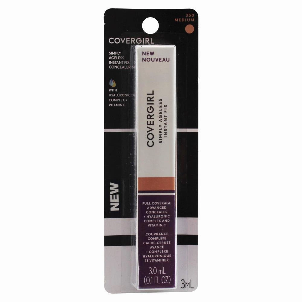 COVERGIRL 3mL CONCEALER 350 MEDIUM  SIMPLY AGELESS INSTANT FIX