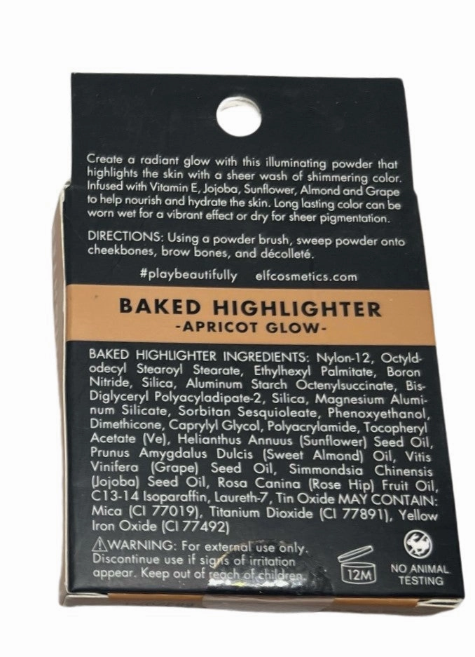 E.l.f. Baked Highlighter, Apricot Glow 83707