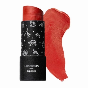 Ethique - Hibiscus Satin Matte Lipstick (Vibrant Coral) (8g)