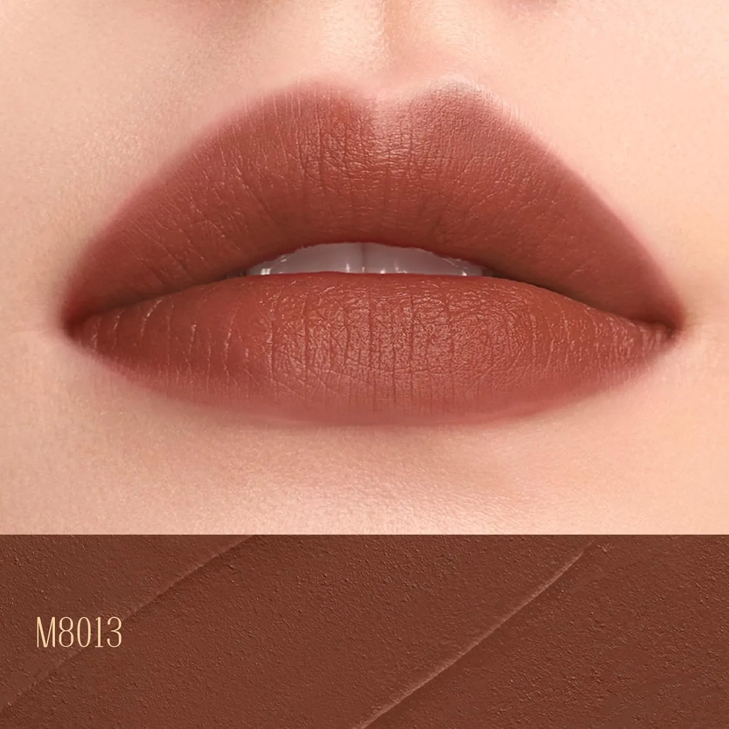 FLORASIS Blooming Rouge Love Lock Lipstick Long-Lasting Sculpting Lipstick Misty Matte Finish Lightweight Nourishing for Everyday Use (M8013 Sunset Embrace)