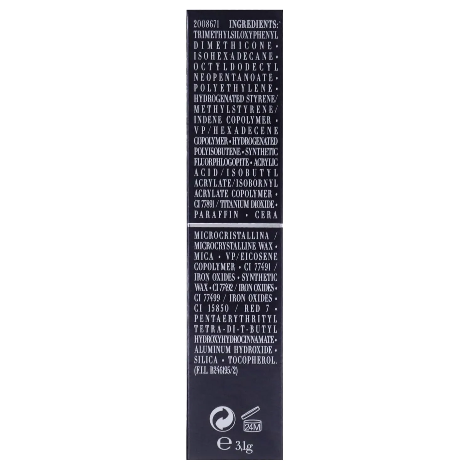 Giorgio Armani Lip Power Longwear Vivid Color Lipstick - 104 Selfless Tempting for Women - 0.11 oz Lipstick