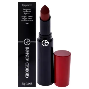 GIORGIO ARMANI Lip Power Longwear Vivid Color Lipstick - 206 Cedar by Giorgio Armani for Women - 0.11 oz Lipstick