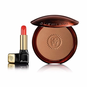 Guerlain - Terracotta - Kit Mine Ensoleillée - Sun Glow Kit - Poudre Bronzante Et Rouge À Lèvres - Bronzing Powder And Lipstick