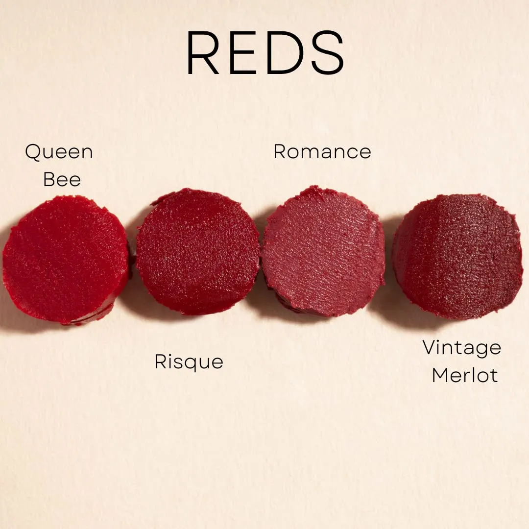 Honeybee Gardens Truly Natural Long Lasting Lipstick, Bermuda, Matte Medium Coral Pink, Naturally Hydrating & Nourishing, Vegan, Gluten-Free & Cruelty-Free, 0.13 oz / 3.8 g
