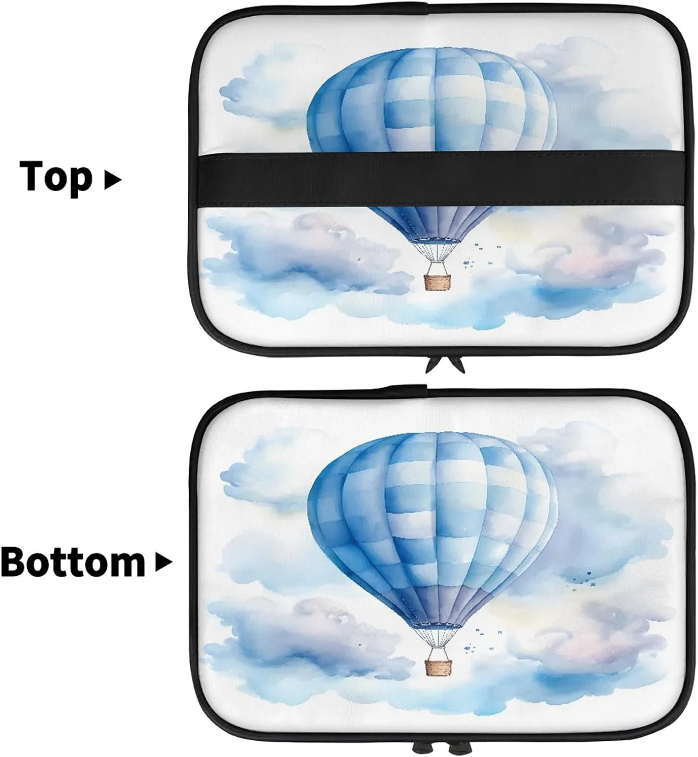 Hot Air Balloon Travel Toiletry Bag Large Capacity Makeup Case Organizer with Handle Cosmetic Case for Women Girls