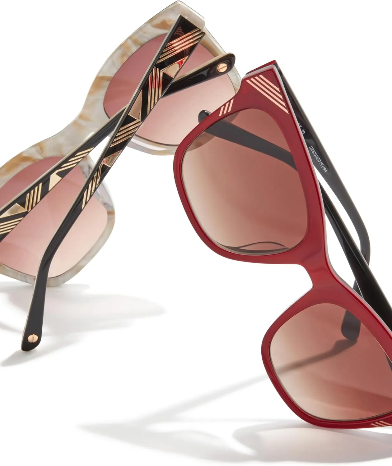 L.A.M.B. Gwen Stefani LA597 Square Sunglasses for Women, 53 mm, UV400 Protection