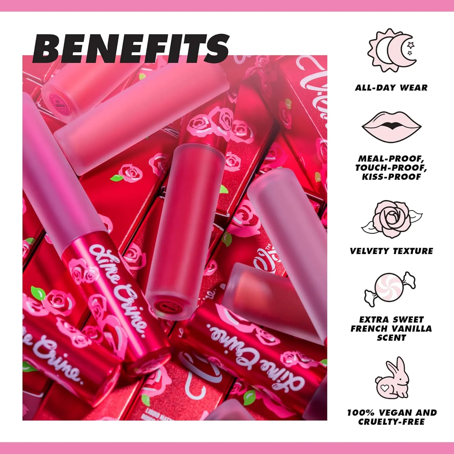 Lime Crime Velvetines Liquid Matte Lipstick, Cashmere - Grey Beige - French Vanilla Scent - Long-Lasting Velvety Matte Lipstick - Won't Bleed or Transfer - Vegan