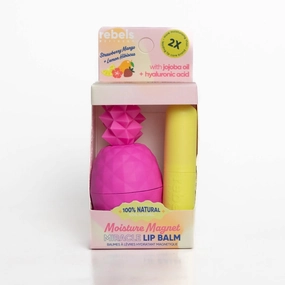 Lip Balm Duo | Strawberry Mango   Lemon Hibiscus