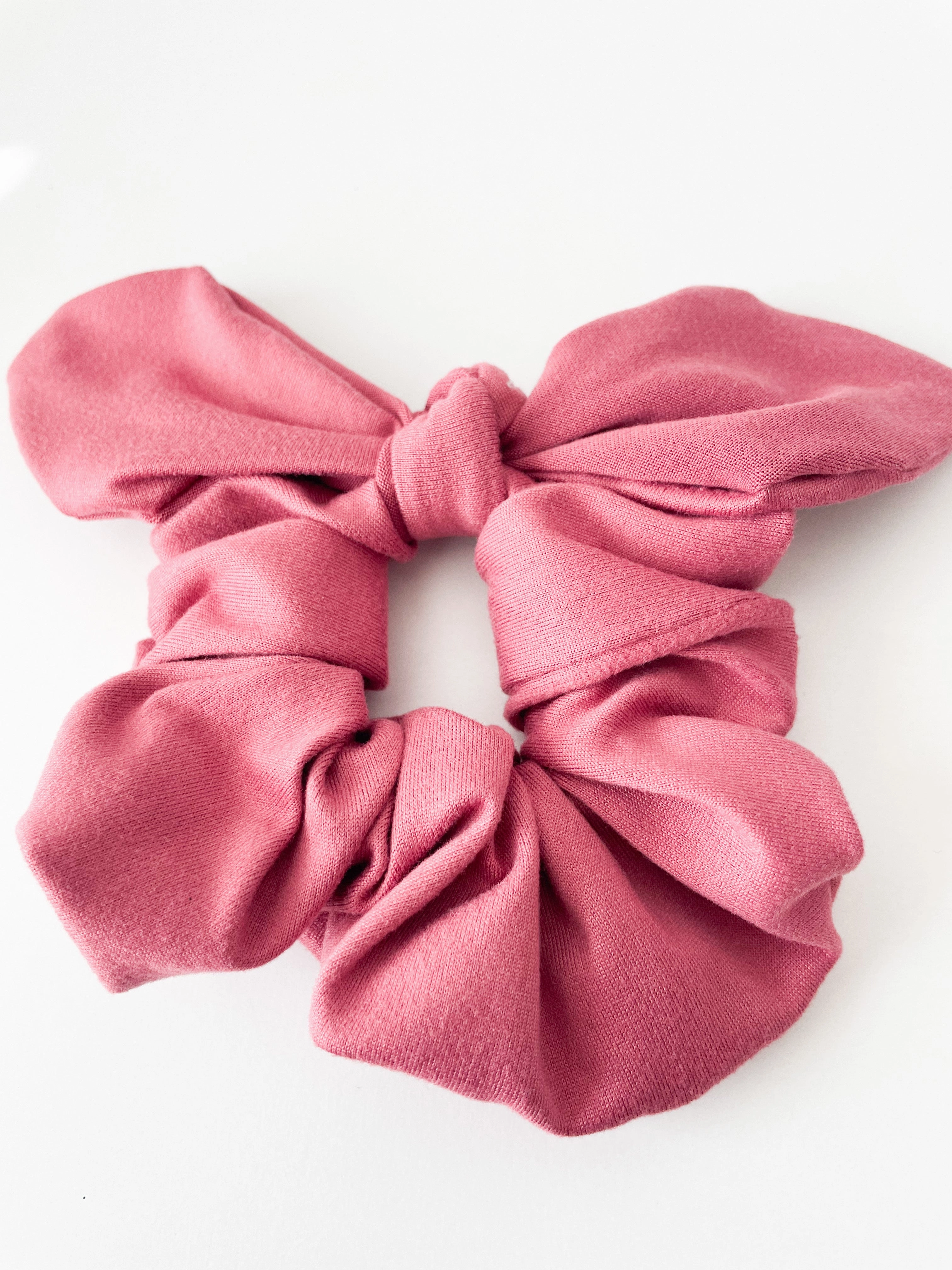 Lipstick Pink Scrunchie