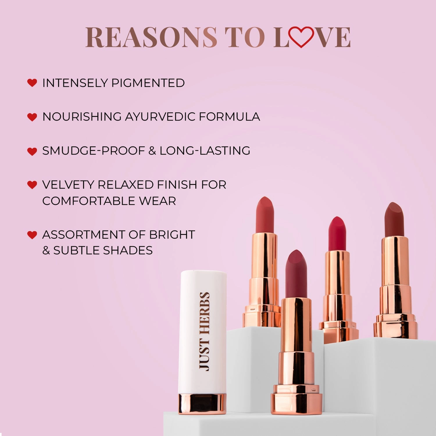 Long Stay Relaxed Matte Bullet Lipstick - CORAL FUSION