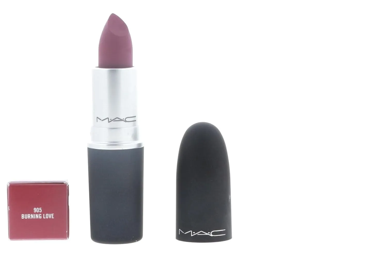 MAC Powder Kiss Lipstick # Burning Love