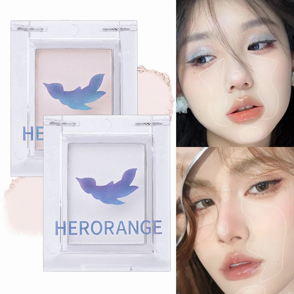 Matte White Highlight Palettes Pigment Eye Makeup