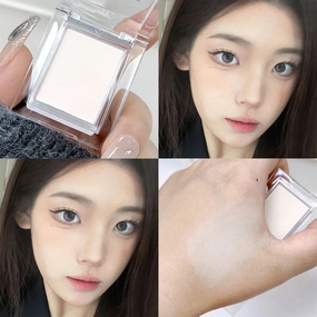 Matte White Highlight Palettes Pigment Eye Makeup