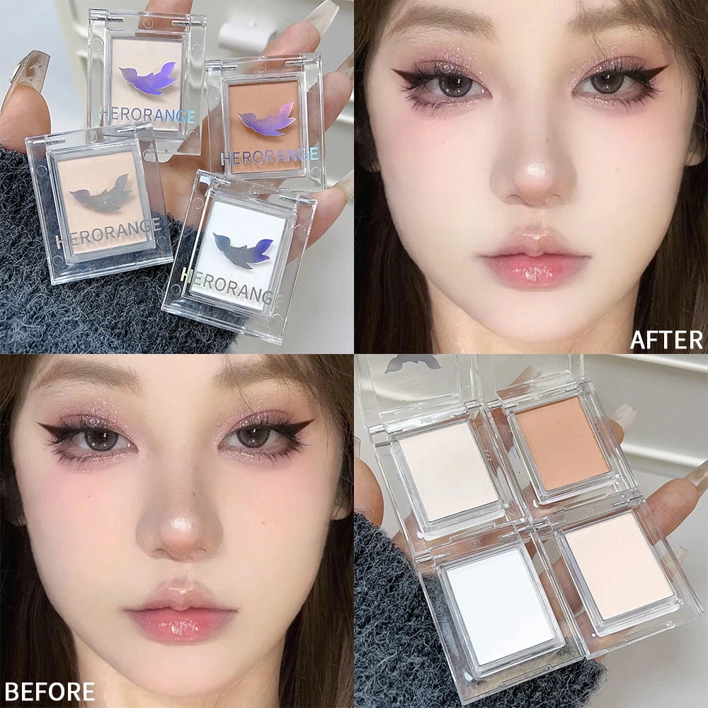 Matte White Highlight Palettes Pigment Eye Makeup