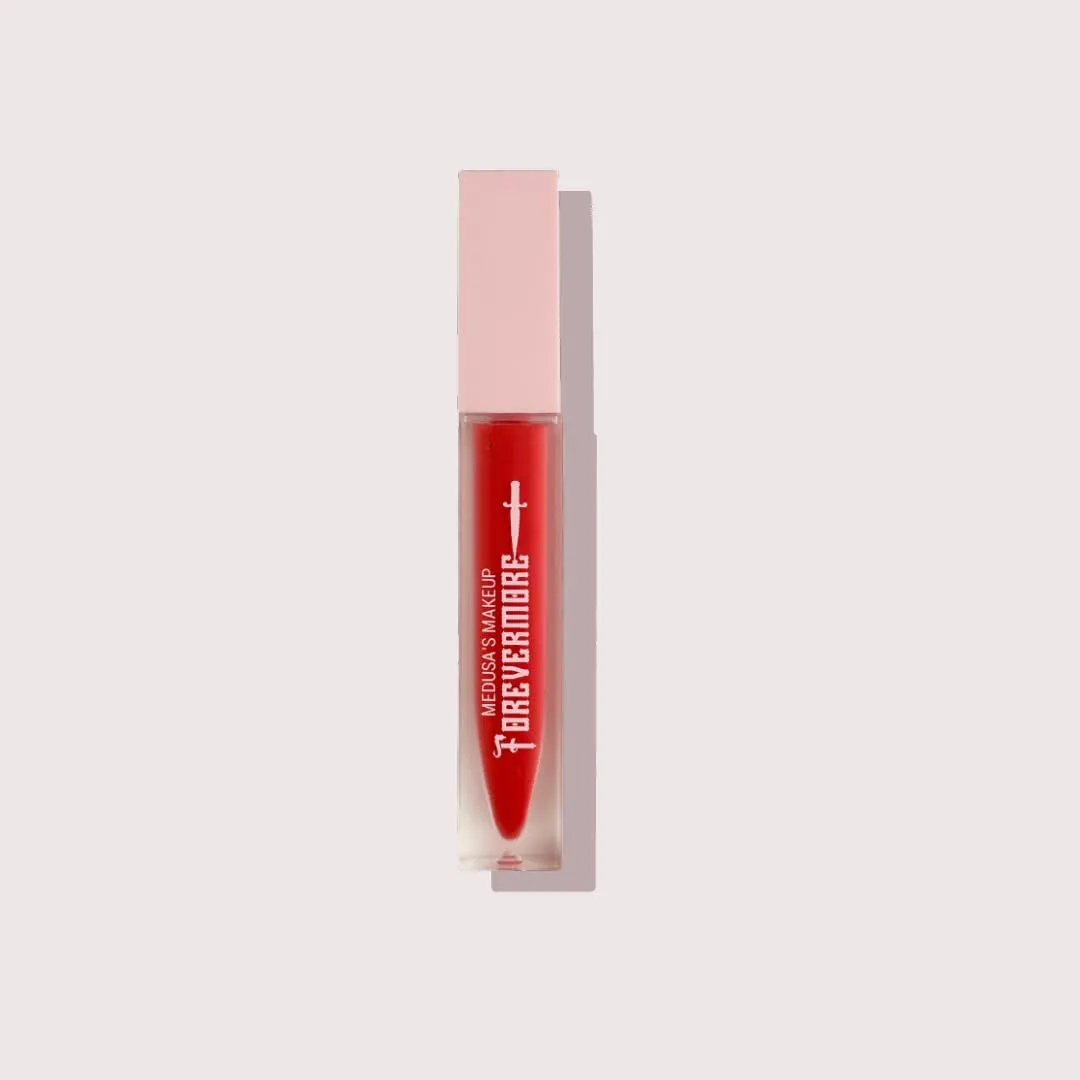 Medusa's Makeup Forevermore Liquid Matte Lipstick Bold, VelvetyMatte Finish - Long-Lasting Wear - Cruelty Free & Vegan (Hot Gossip, 2 fl oz)