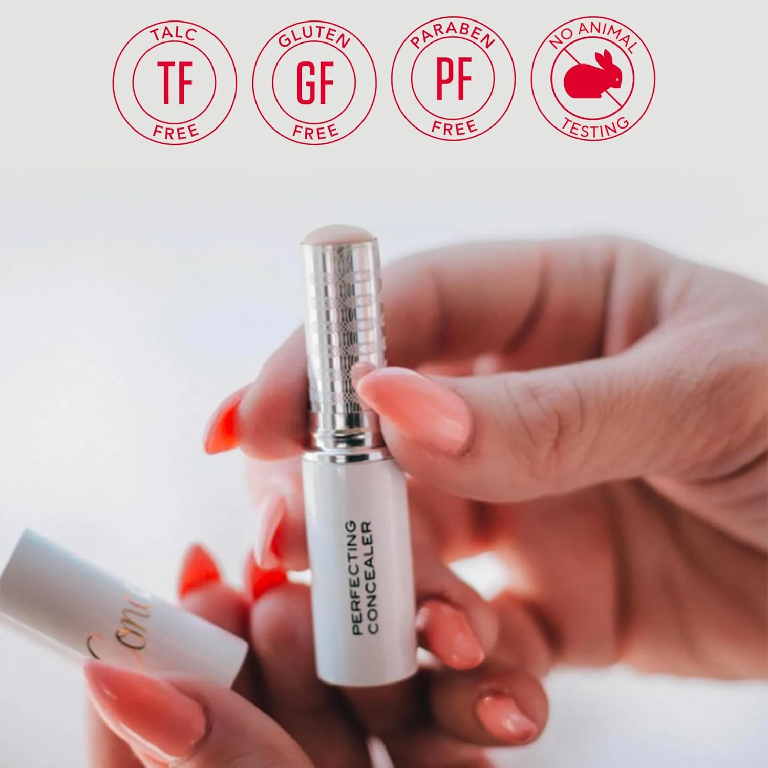 Mirabella Perfecting Longwear Cream Concealer Stick, Weightless & Versatile Hydrating Concealer Makeup Highlights, Contours, Soothes, Nourishes & Moisturizes Skin with Age-Defying Benefits, Light II