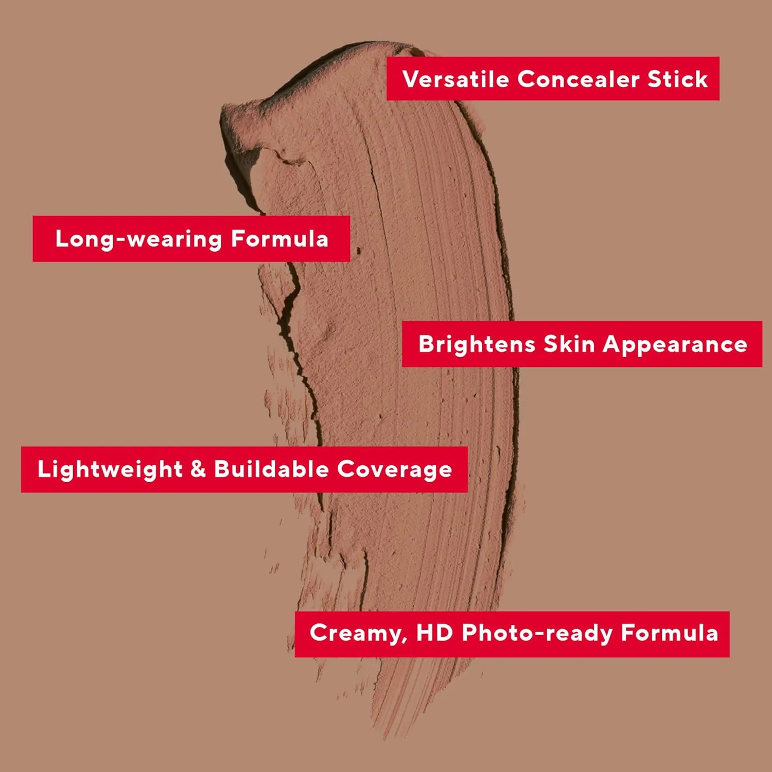 Mirabella Perfecting Longwear Cream Concealer Stick, Weightless & Versatile Hydrating Concealer Makeup Highlights, Contours, Soothes, Nourishes & Moisturizes Skin with Age-Defying Benefits, Light II