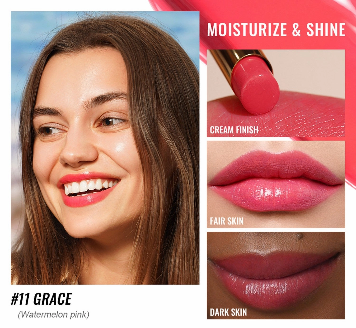 Moisture Shine Lipstick | G11 Grace