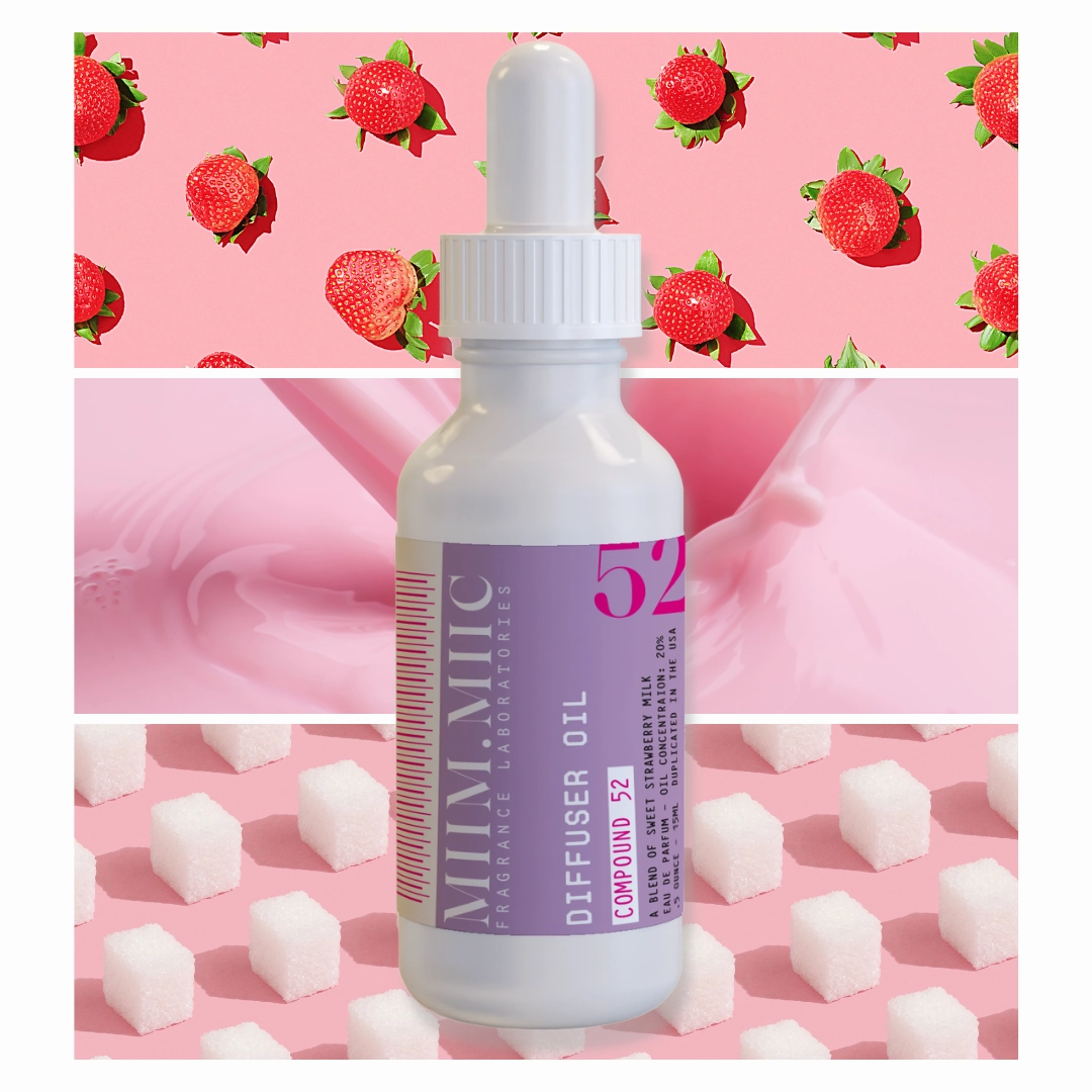No 52 Sweet Strawberry Milk Diffuser Oil