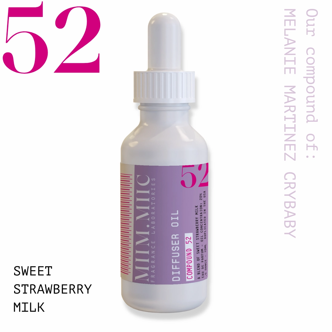 No 52 Sweet Strawberry Milk Diffuser Oil
