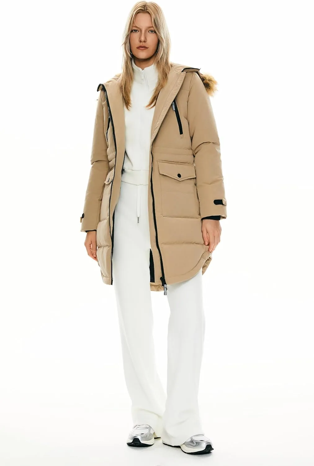 Orolay Women's Thickened Down Jacket Winter Warm Down Coat