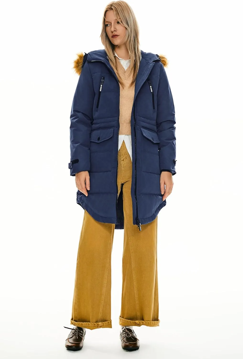 Orolay Women's Thickened Down Jacket Winter Warm Down Coat