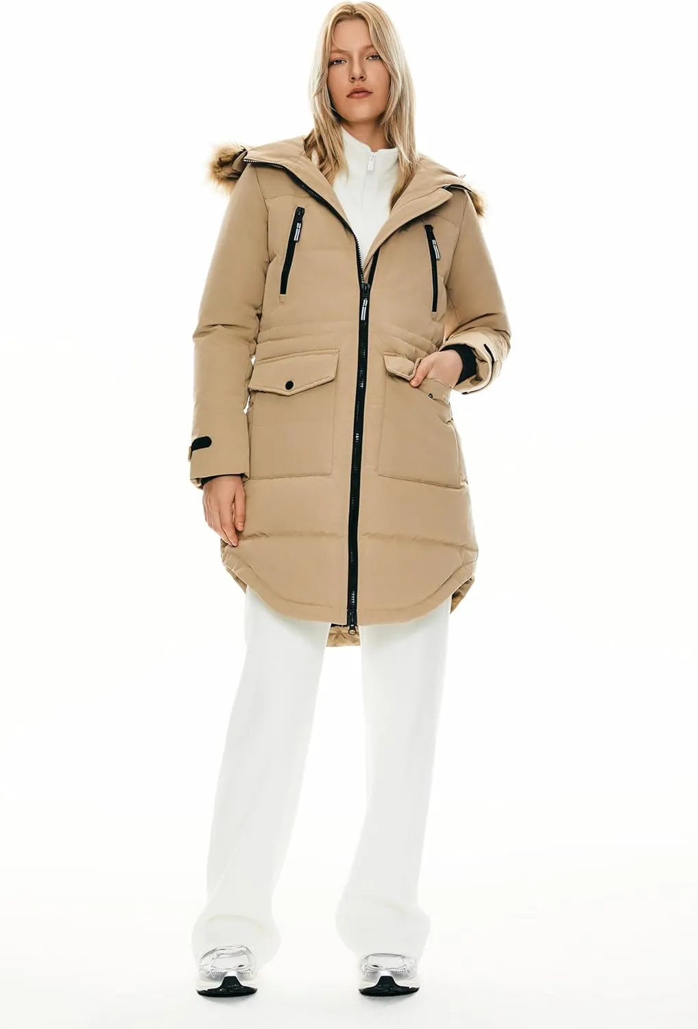 Orolay Women's Thickened Down Jacket Winter Warm Down Coat