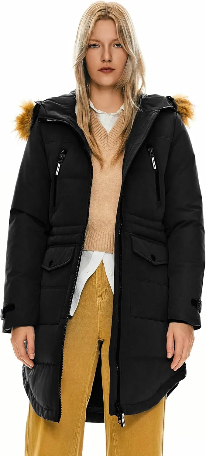 Orolay Women's Thickened Down Jacket Winter Warm Down Coat