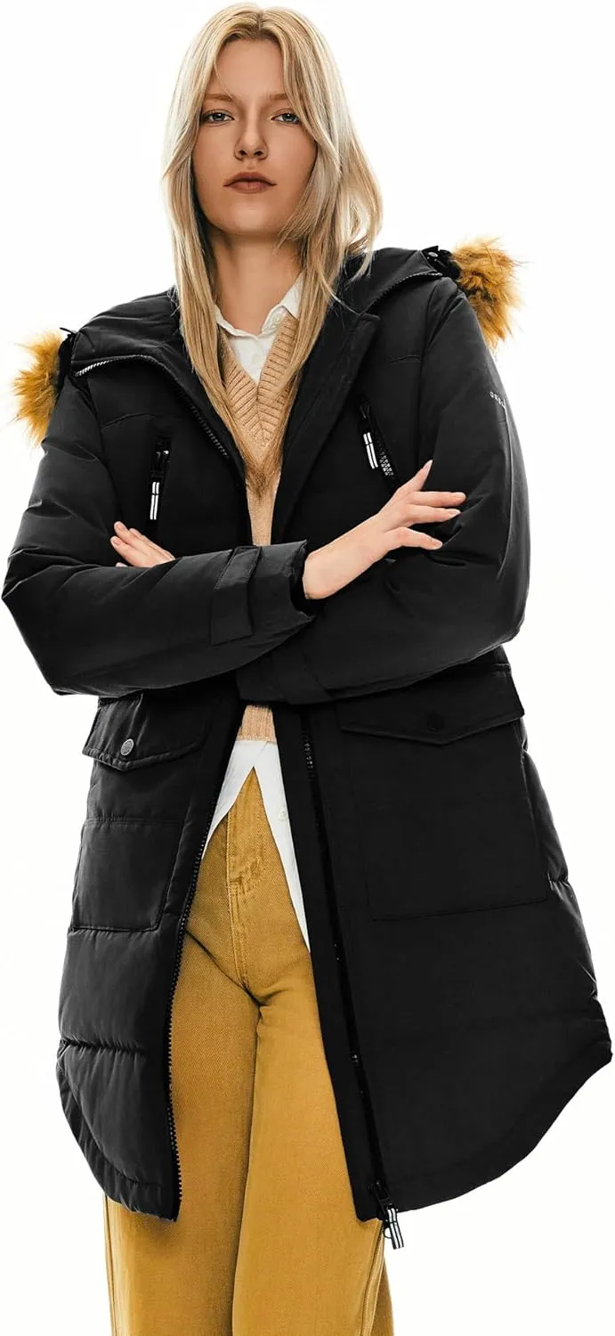 Orolay Women's Thickened Down Jacket Winter Warm Down Coat