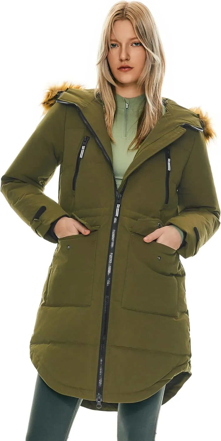 Orolay Women's Thickened Down Jacket Winter Warm Down Coat