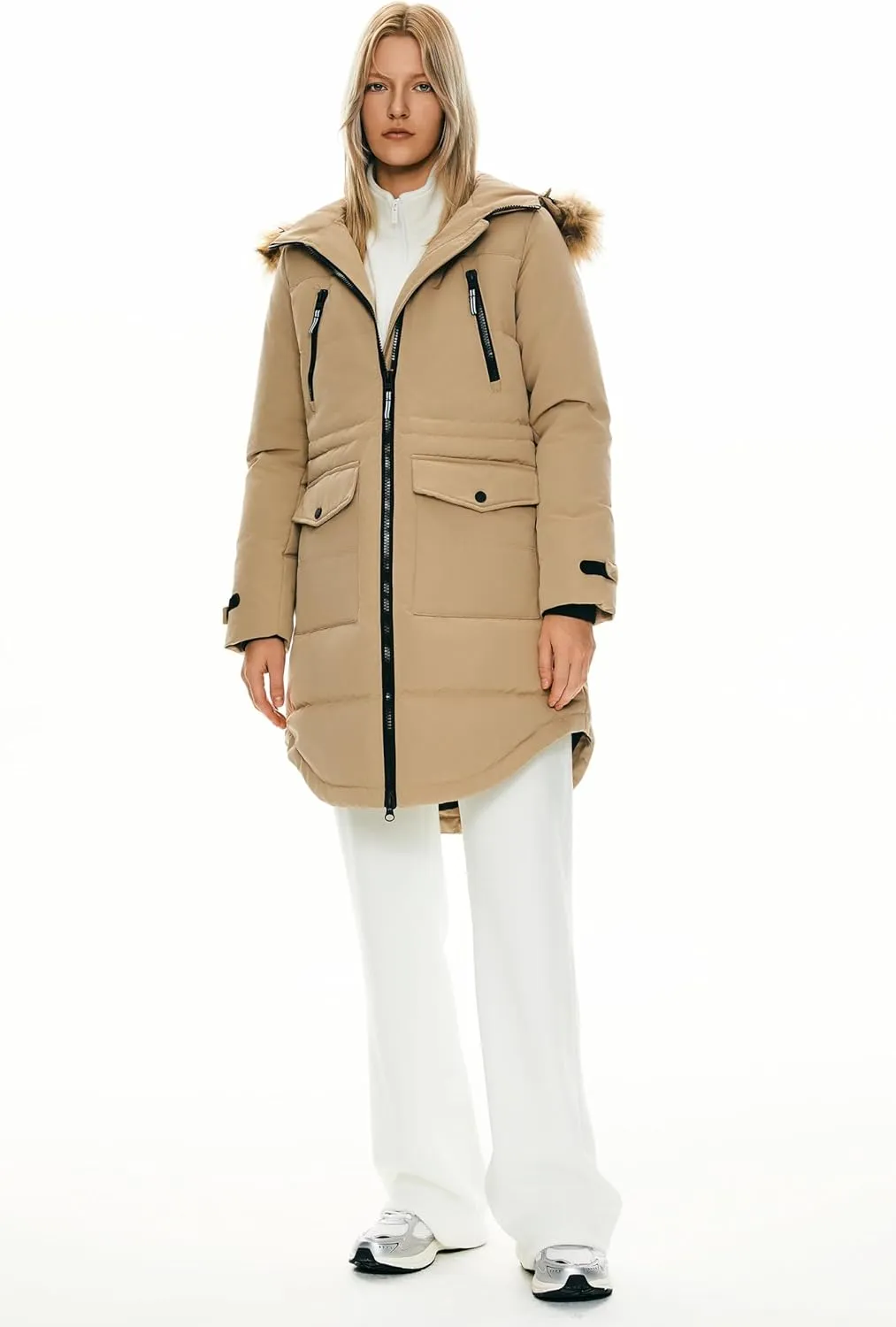 Orolay Women's Thickened Down Jacket Winter Warm Down Coat