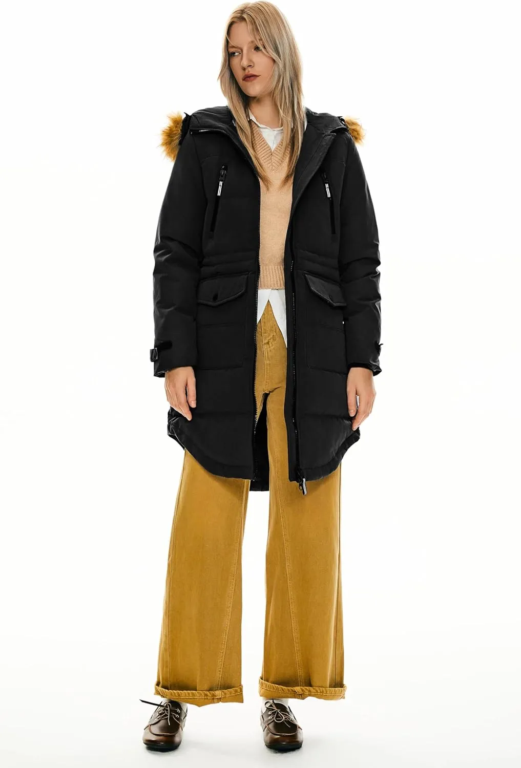 Orolay Women's Thickened Down Jacket Winter Warm Down Coat