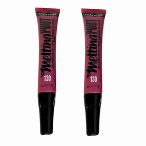 Pack of 2 CoverGirl Melting Pout Gel Liquid Lipstick, Don't Be Gelly 130
