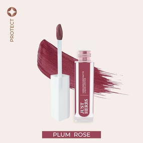 Plum Rose: Herb-enriched Matte Liquid Lipstick