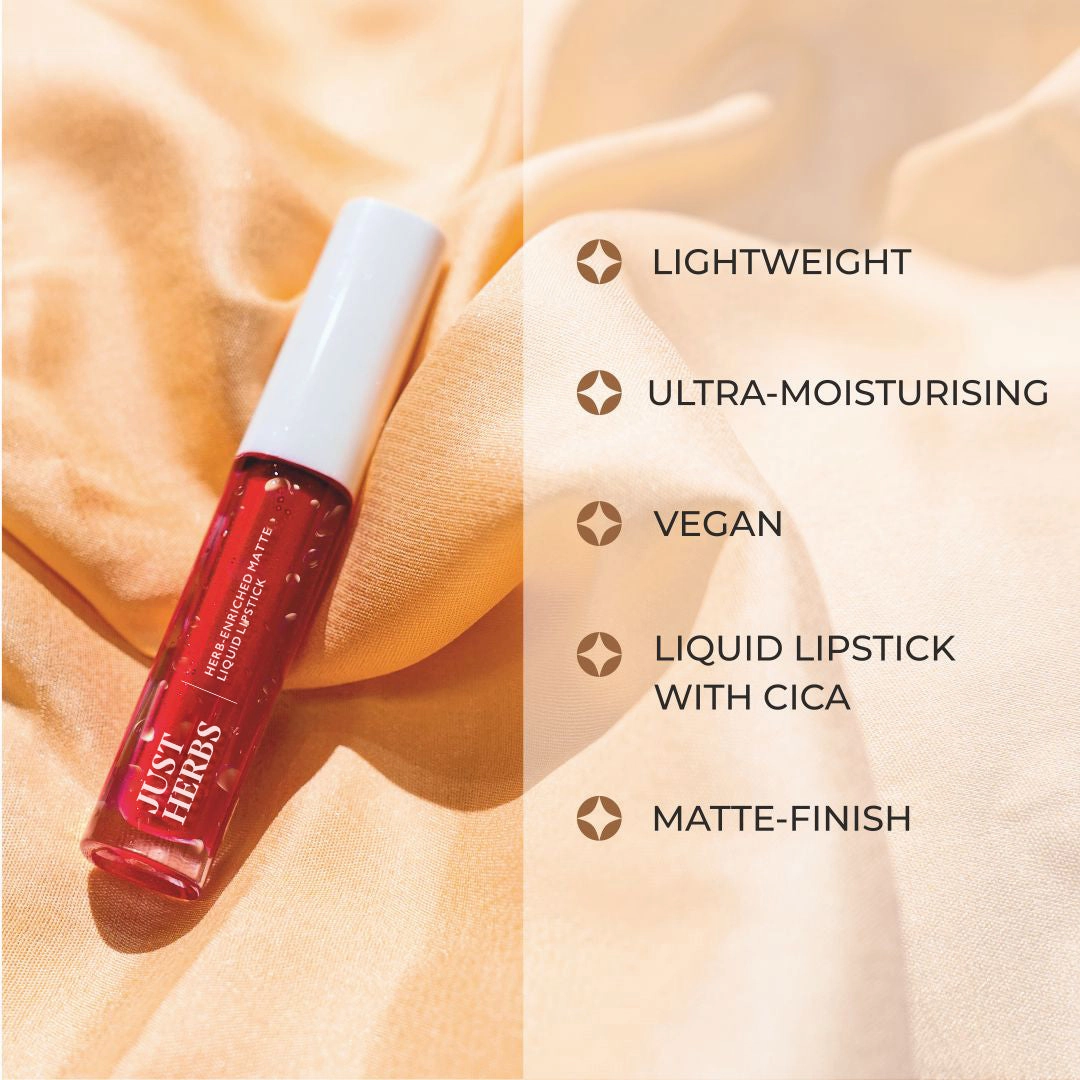 Plum Rose: Herb-enriched Matte Liquid Lipstick