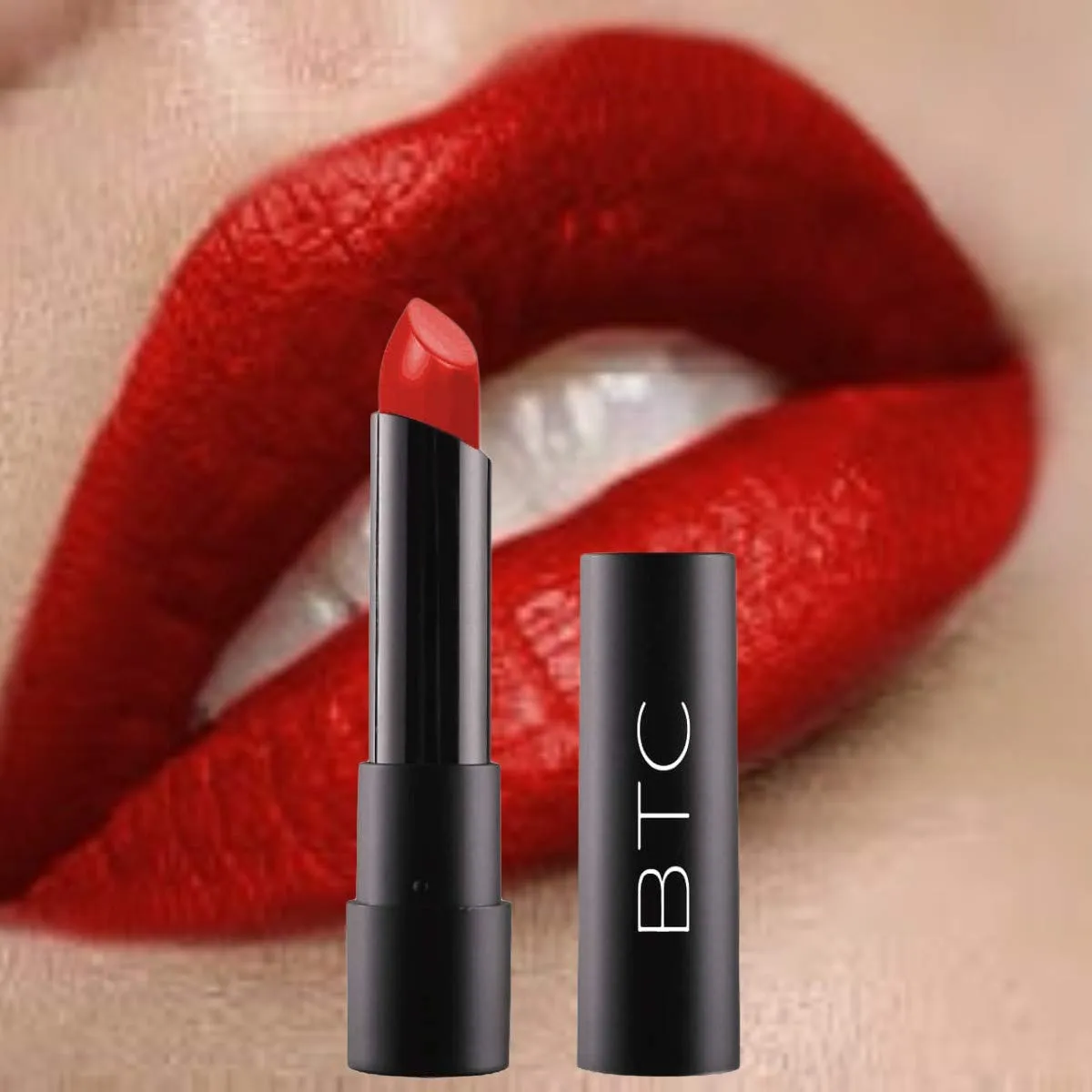 Red Carpet Ready Premium Satin Lipstick Deep Red …
