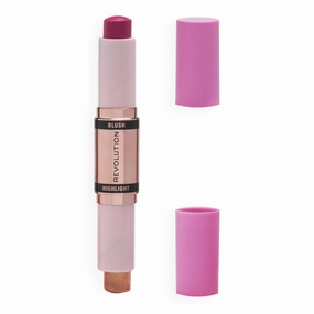Revolution Blush & Highlight Stick Golden Shine