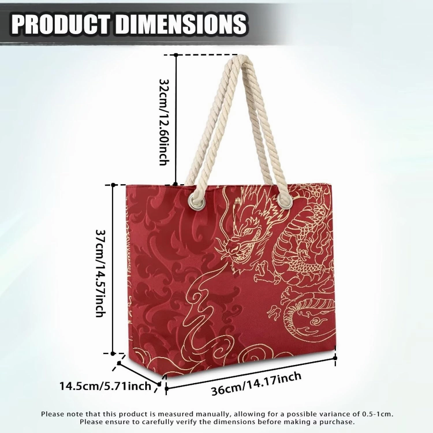 Rope Handbag for Women Large Beach Bags Lightweight Shopping Bag Large Capacity Polyester Tote for Daily Work