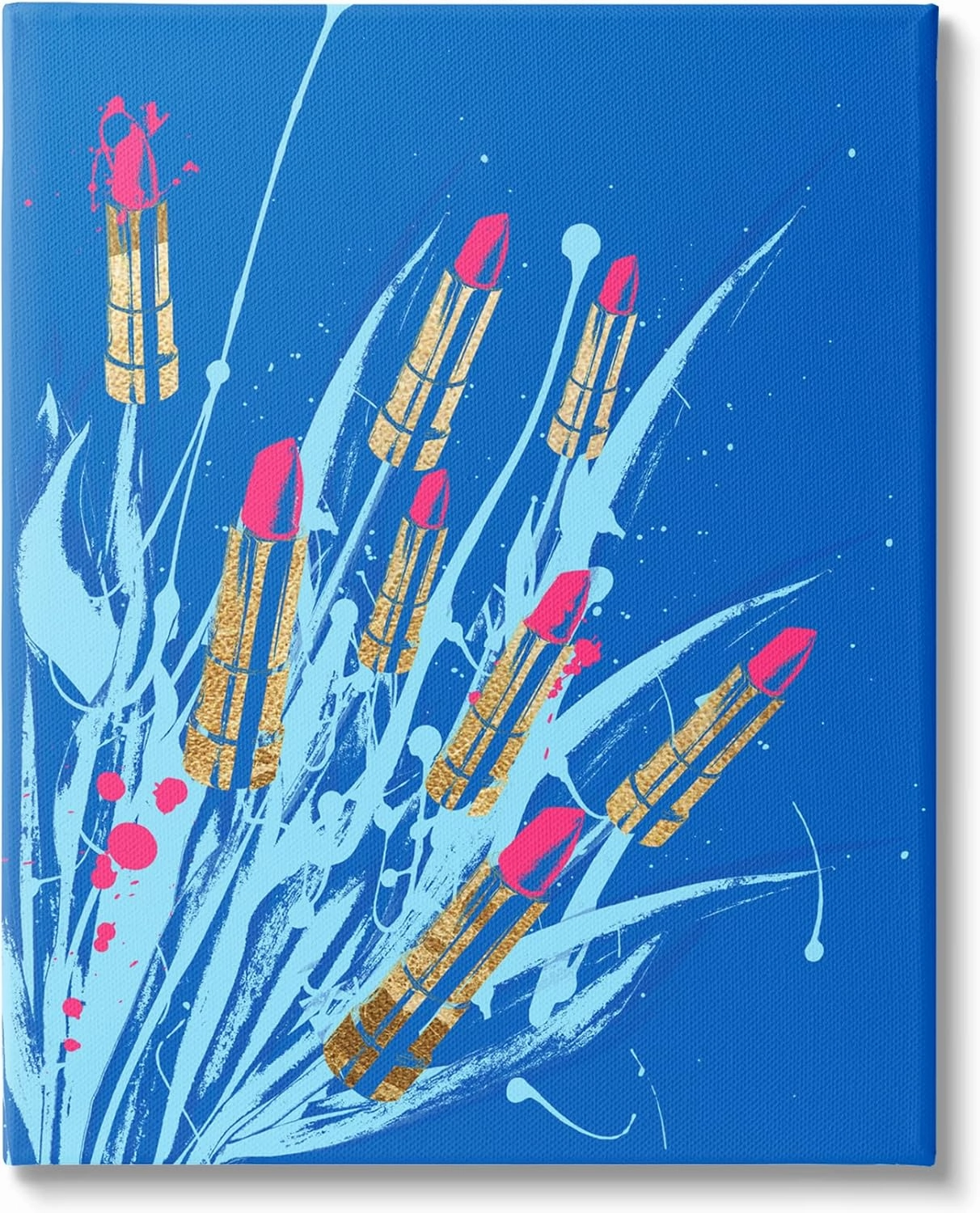 Stupell Industries Vivid Glam Lipstick Arrangement Canvas Wall Art, Design by Lil' Rue