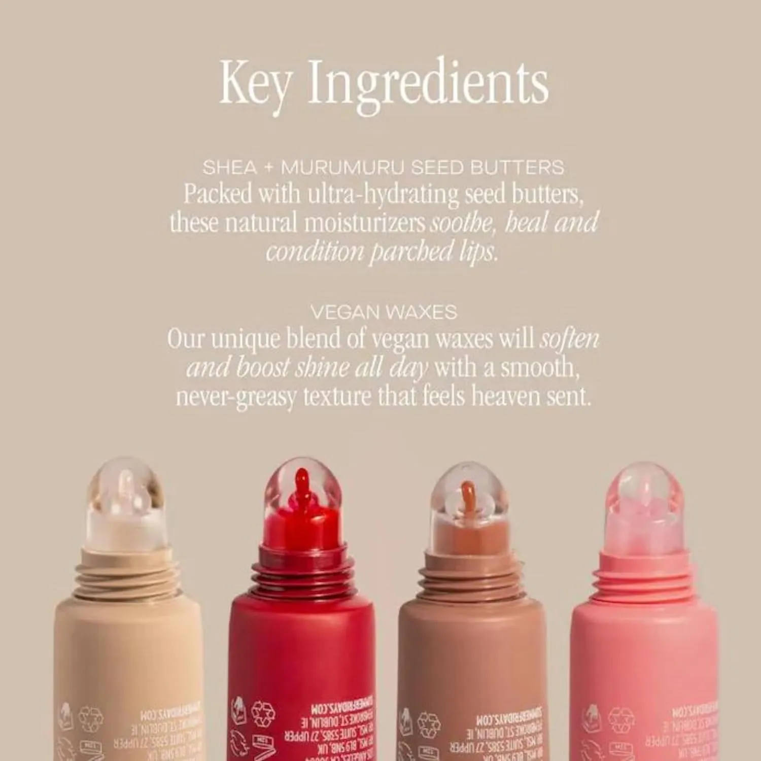 Summer Fridays Tinted Lip Butter Balm - Conditioning Vegan Lip Balm for Instant Moisture, Shine & Hydration - Sheer-Tinted, Soothing Skincare - Pink Sugar (.5 Oz)