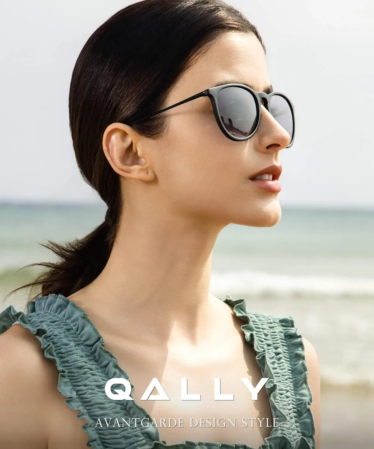 Sunglasses Womens Polarized Sunglasses-Women: Retro Round Sun Glasses with UV400 Protecion Trendy 3 Pack